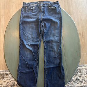 Women’s Levi 505 Straight Leg Jeans Size 14L (32x34) Blue Denim